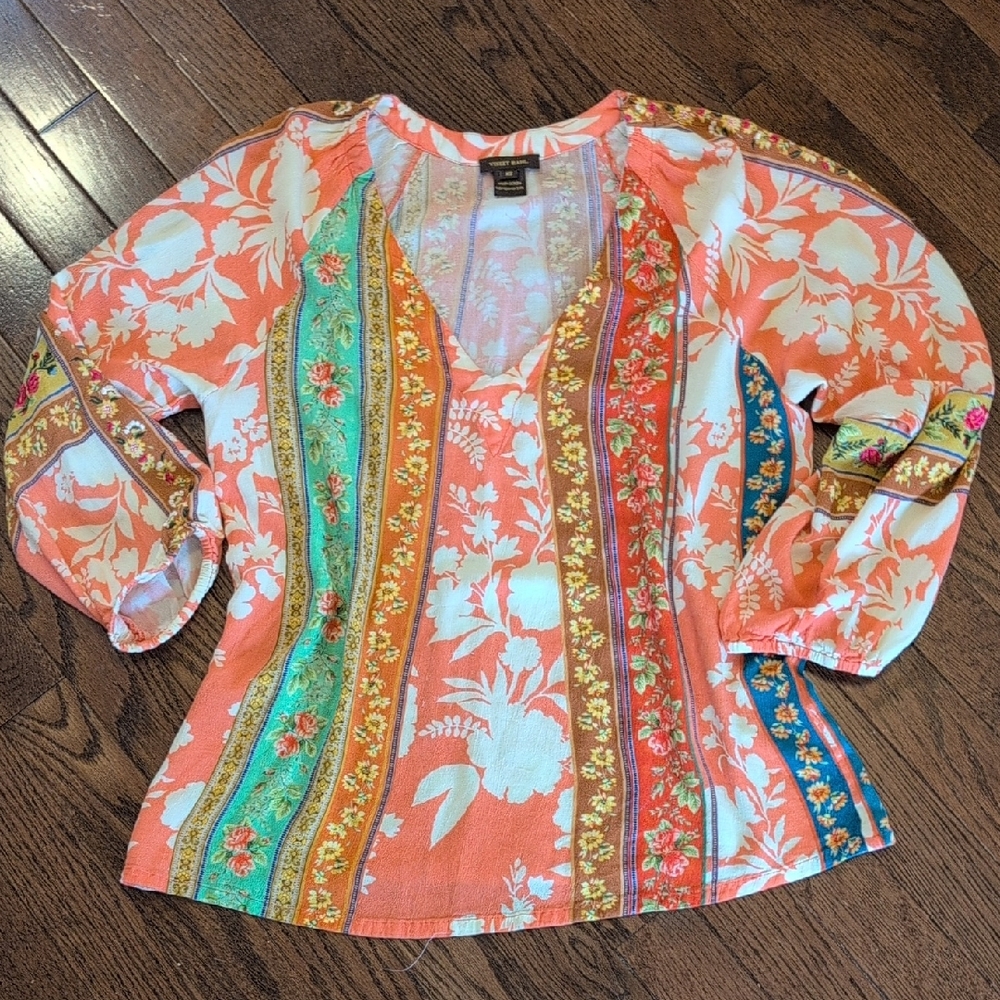 Colorful Vineet Bahl Blouse Size XS
